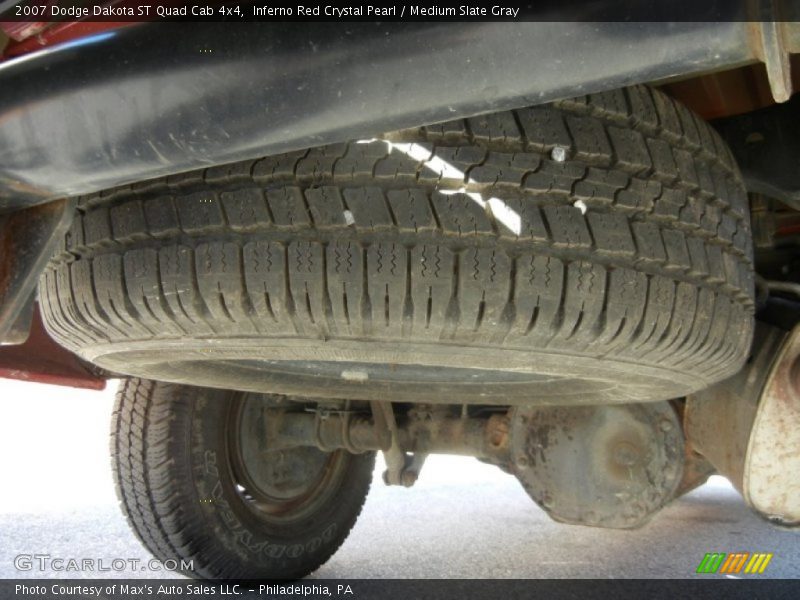 Inferno Red Crystal Pearl / Medium Slate Gray 2007 Dodge Dakota ST Quad Cab 4x4