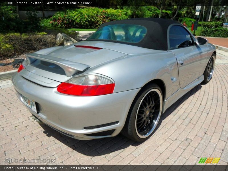Arctic Silver Metallic / Black 2000 Porsche Boxster S