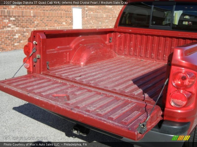 Inferno Red Crystal Pearl / Medium Slate Gray 2007 Dodge Dakota ST Quad Cab 4x4