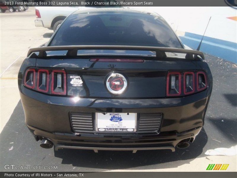 Black / Charcoal Black/Recaro Sport Seats 2013 Ford Mustang Boss 302 Laguna Seca