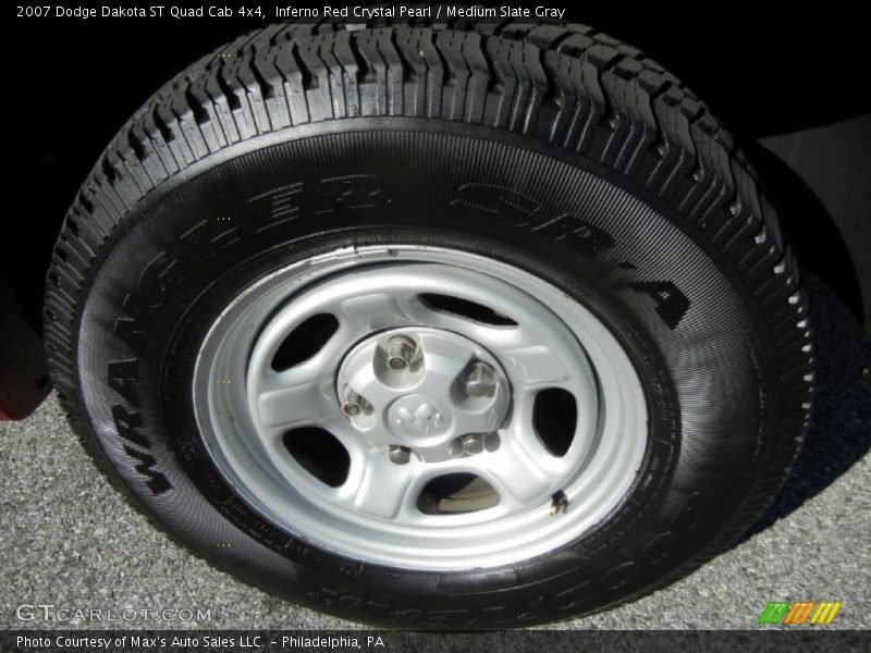 Inferno Red Crystal Pearl / Medium Slate Gray 2007 Dodge Dakota ST Quad Cab 4x4