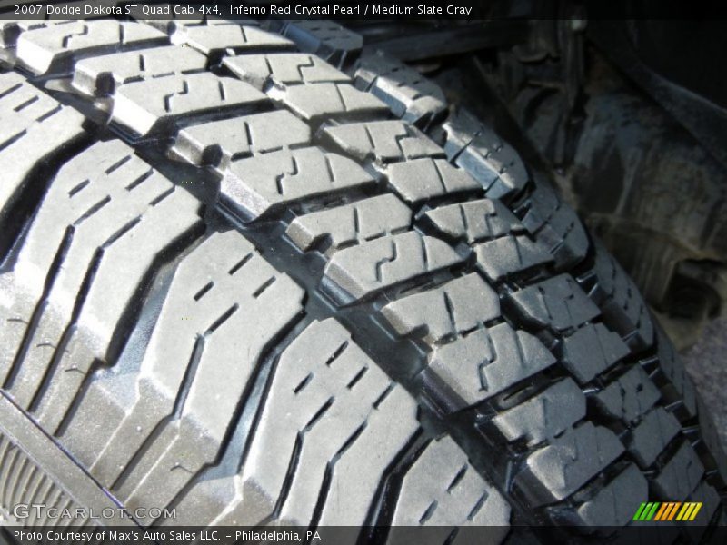 Inferno Red Crystal Pearl / Medium Slate Gray 2007 Dodge Dakota ST Quad Cab 4x4