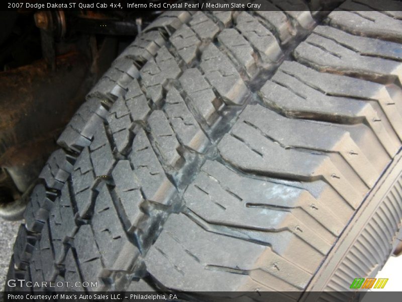 Inferno Red Crystal Pearl / Medium Slate Gray 2007 Dodge Dakota ST Quad Cab 4x4