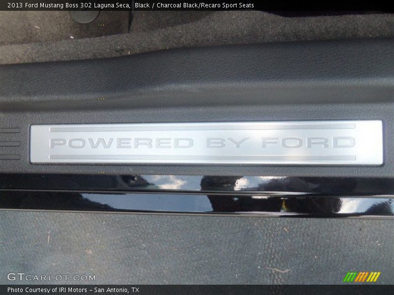 Powered by Ford doorsill - 2013 Ford Mustang Boss 302 Laguna Seca