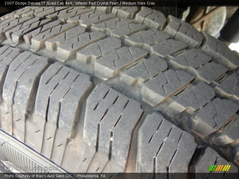Inferno Red Crystal Pearl / Medium Slate Gray 2007 Dodge Dakota ST Quad Cab 4x4