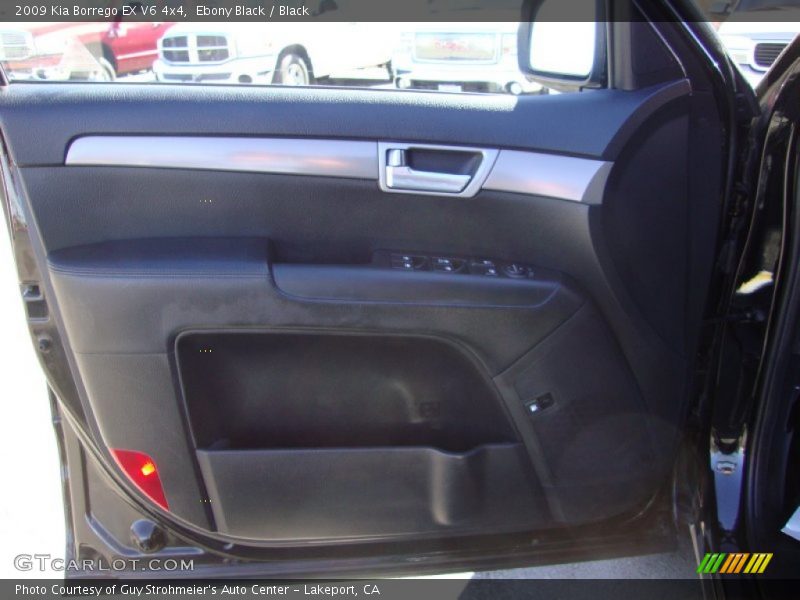 Ebony Black / Black 2009 Kia Borrego EX V6 4x4