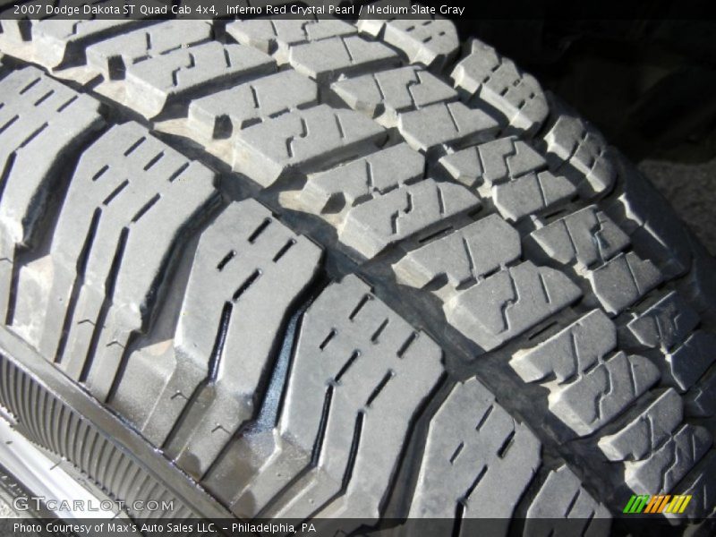 Inferno Red Crystal Pearl / Medium Slate Gray 2007 Dodge Dakota ST Quad Cab 4x4