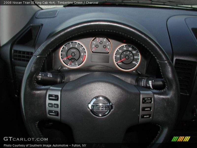 Timberline Green / Charcoal 2008 Nissan Titan SE King Cab 4x4
