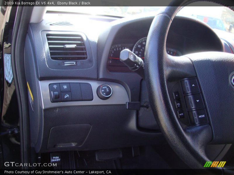 Ebony Black / Black 2009 Kia Borrego EX V6 4x4