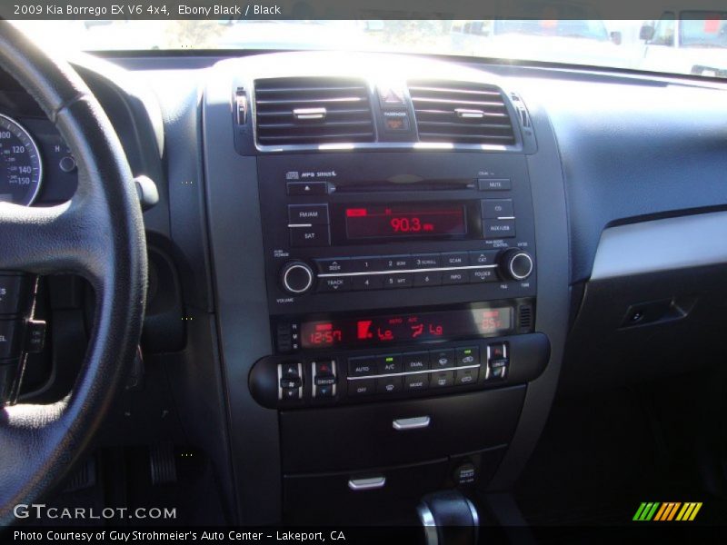 Ebony Black / Black 2009 Kia Borrego EX V6 4x4