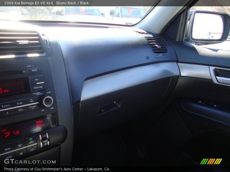 Ebony Black / Black 2009 Kia Borrego EX V6 4x4