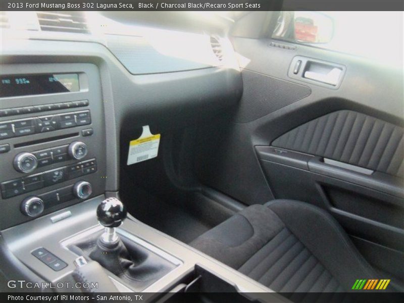 Black / Charcoal Black/Recaro Sport Seats 2013 Ford Mustang Boss 302 Laguna Seca