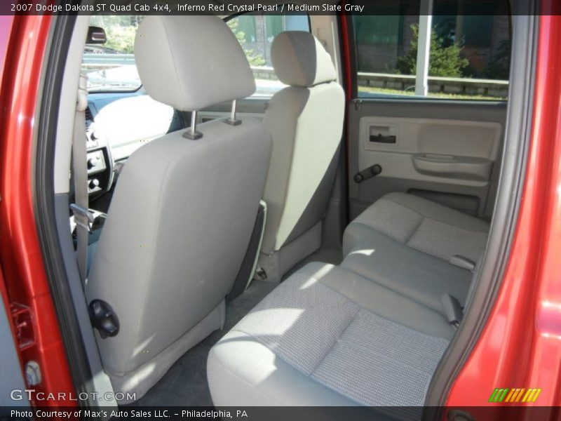 Inferno Red Crystal Pearl / Medium Slate Gray 2007 Dodge Dakota ST Quad Cab 4x4