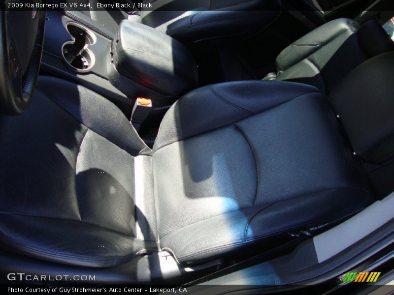 Ebony Black / Black 2009 Kia Borrego EX V6 4x4