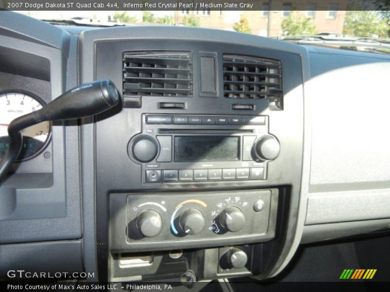 Inferno Red Crystal Pearl / Medium Slate Gray 2007 Dodge Dakota ST Quad Cab 4x4