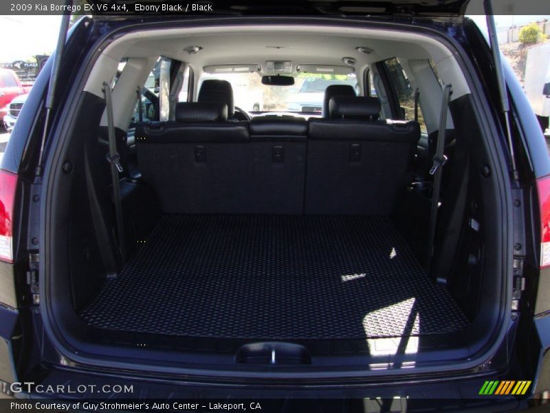 Ebony Black / Black 2009 Kia Borrego EX V6 4x4