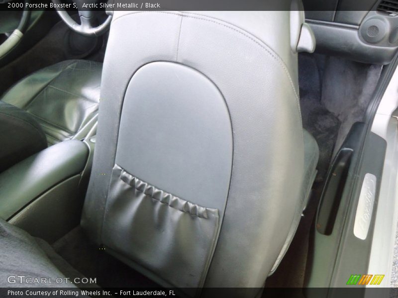 Arctic Silver Metallic / Black 2000 Porsche Boxster S