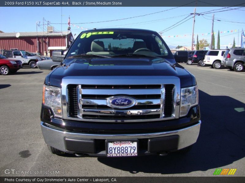 Black / Stone/Medium Stone 2009 Ford F150 XLT SuperCab 4x4