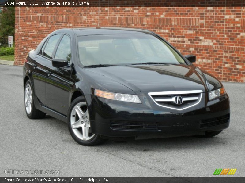 Anthracite Metallic / Camel 2004 Acura TL 3.2