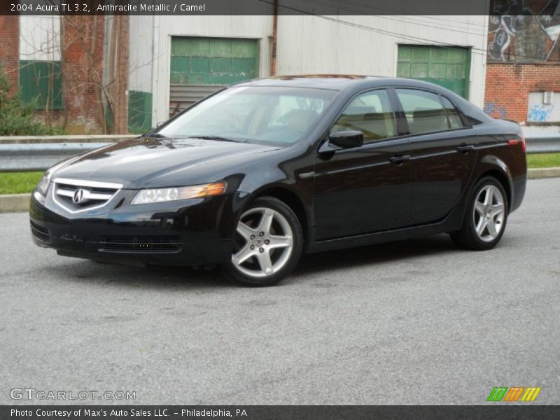 Anthracite Metallic / Camel 2004 Acura TL 3.2