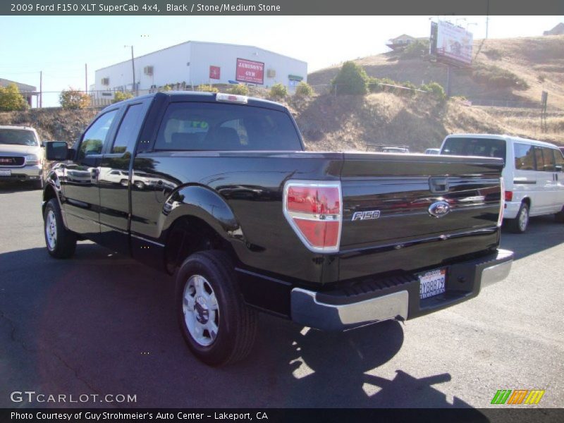 Black / Stone/Medium Stone 2009 Ford F150 XLT SuperCab 4x4