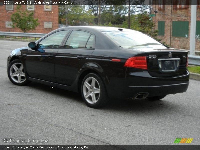 Anthracite Metallic / Camel 2004 Acura TL 3.2