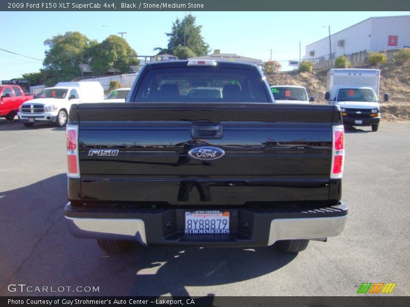 Black / Stone/Medium Stone 2009 Ford F150 XLT SuperCab 4x4