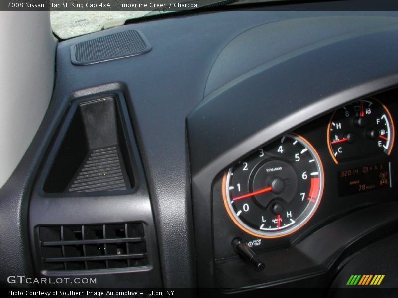 Timberline Green / Charcoal 2008 Nissan Titan SE King Cab 4x4