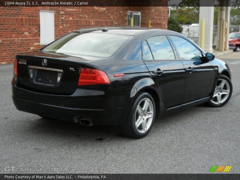 Anthracite Metallic / Camel 2004 Acura TL 3.2