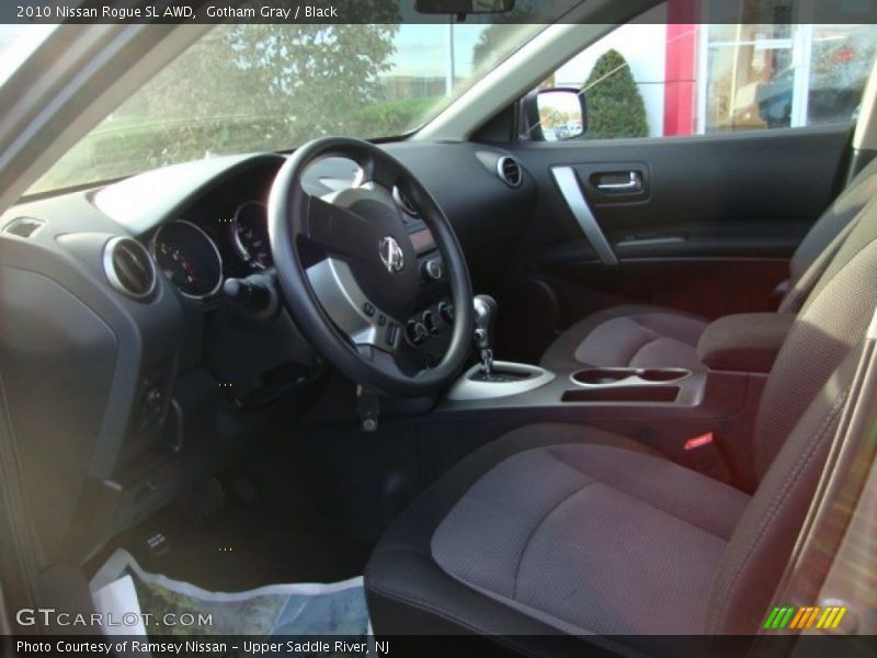 Gotham Gray / Black 2010 Nissan Rogue SL AWD