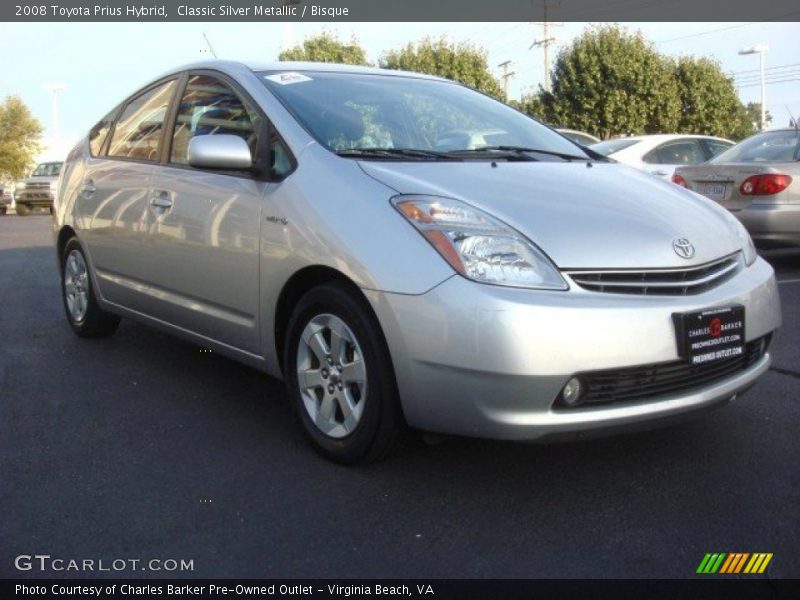 Classic Silver Metallic / Bisque 2008 Toyota Prius Hybrid
