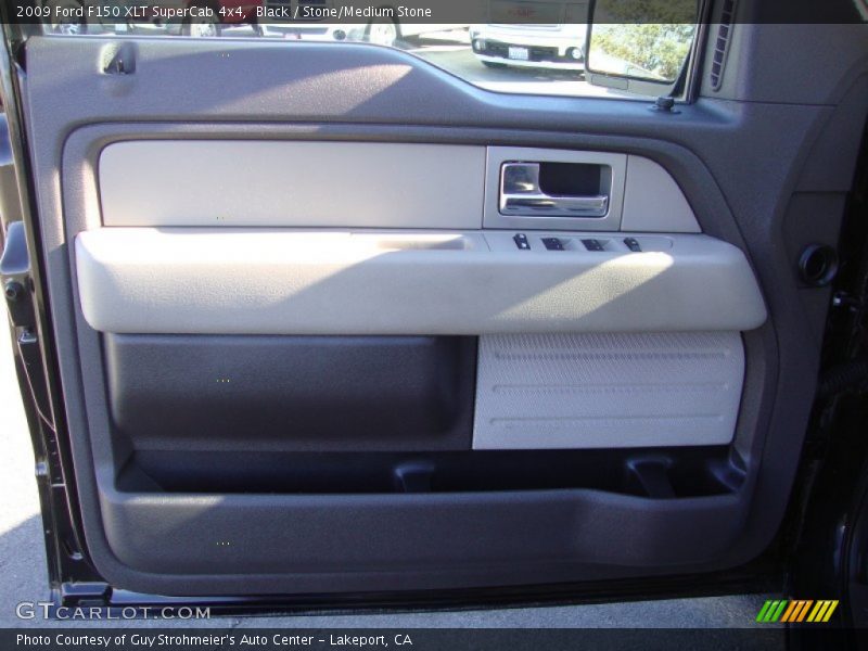 Black / Stone/Medium Stone 2009 Ford F150 XLT SuperCab 4x4