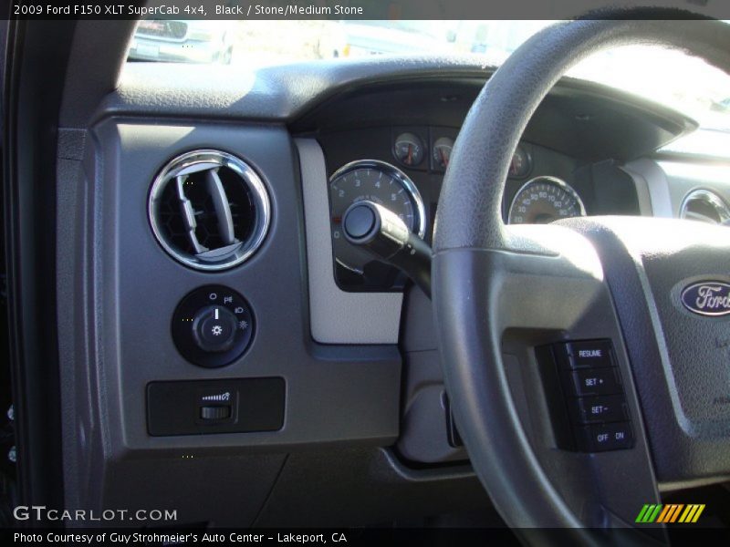 Black / Stone/Medium Stone 2009 Ford F150 XLT SuperCab 4x4