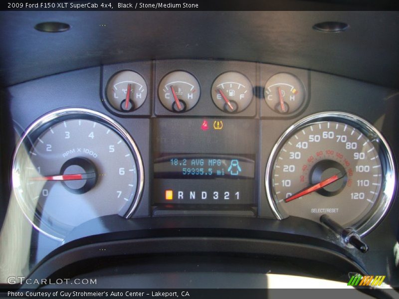 Black / Stone/Medium Stone 2009 Ford F150 XLT SuperCab 4x4