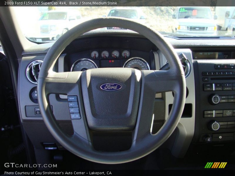 Black / Stone/Medium Stone 2009 Ford F150 XLT SuperCab 4x4
