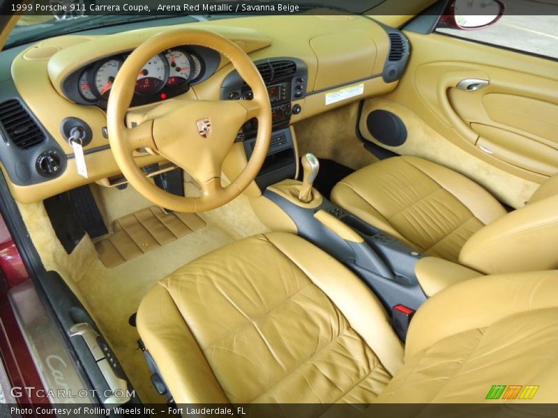 Savanna Beige Interior - 1999 911 Carrera Coupe 