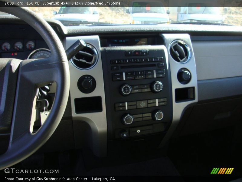Black / Stone/Medium Stone 2009 Ford F150 XLT SuperCab 4x4