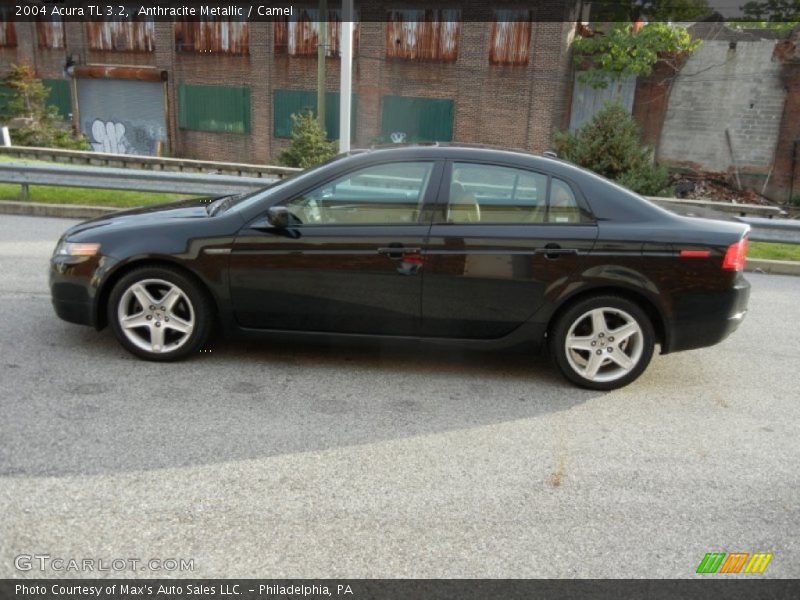 Anthracite Metallic / Camel 2004 Acura TL 3.2