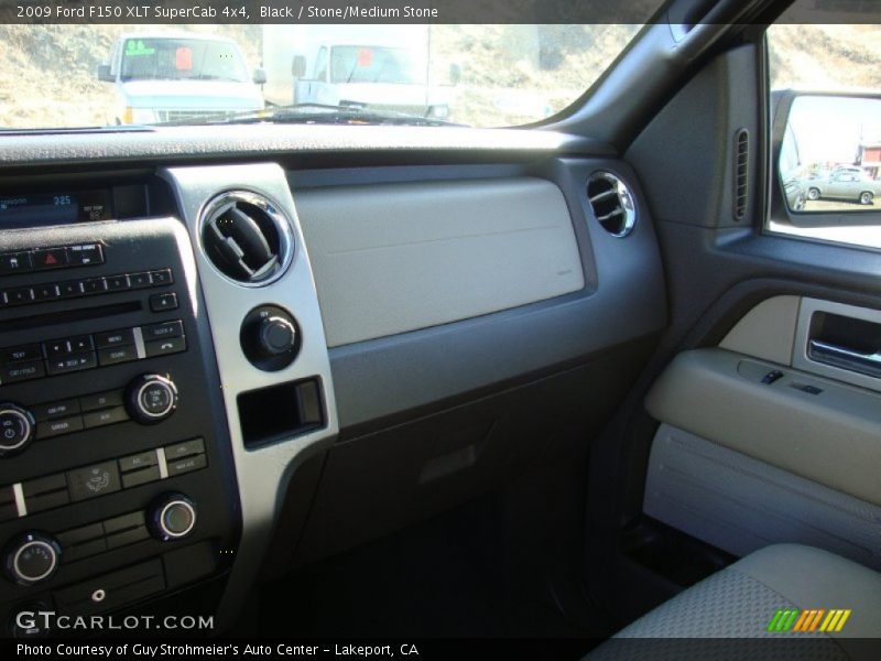 Black / Stone/Medium Stone 2009 Ford F150 XLT SuperCab 4x4