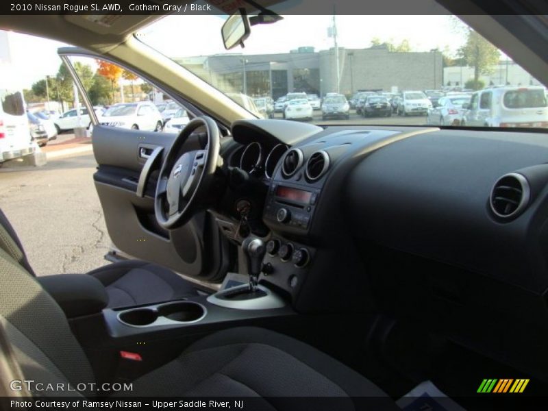 Gotham Gray / Black 2010 Nissan Rogue SL AWD