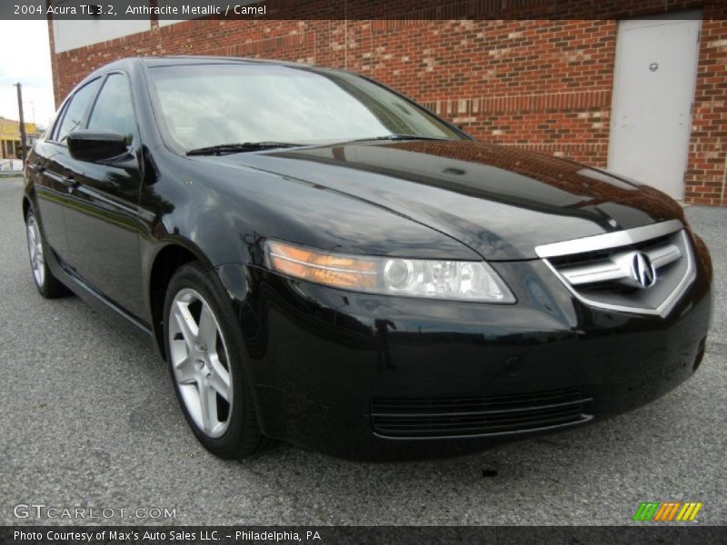 Anthracite Metallic / Camel 2004 Acura TL 3.2
