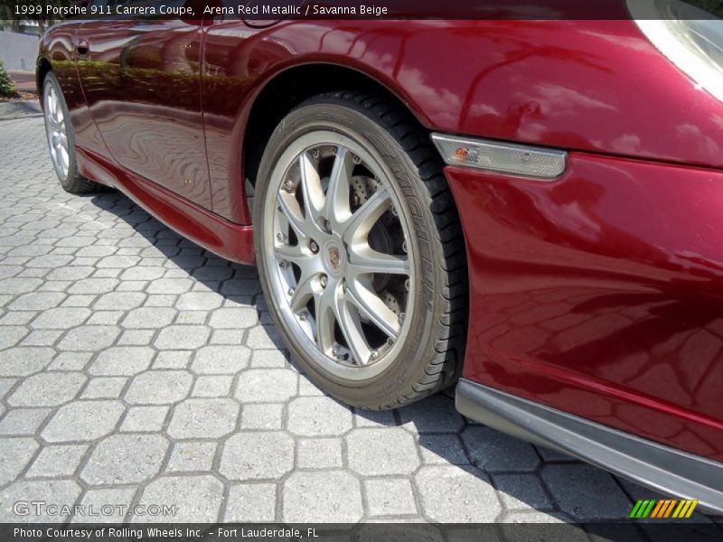 Arena Red Metallic / Savanna Beige 1999 Porsche 911 Carrera Coupe