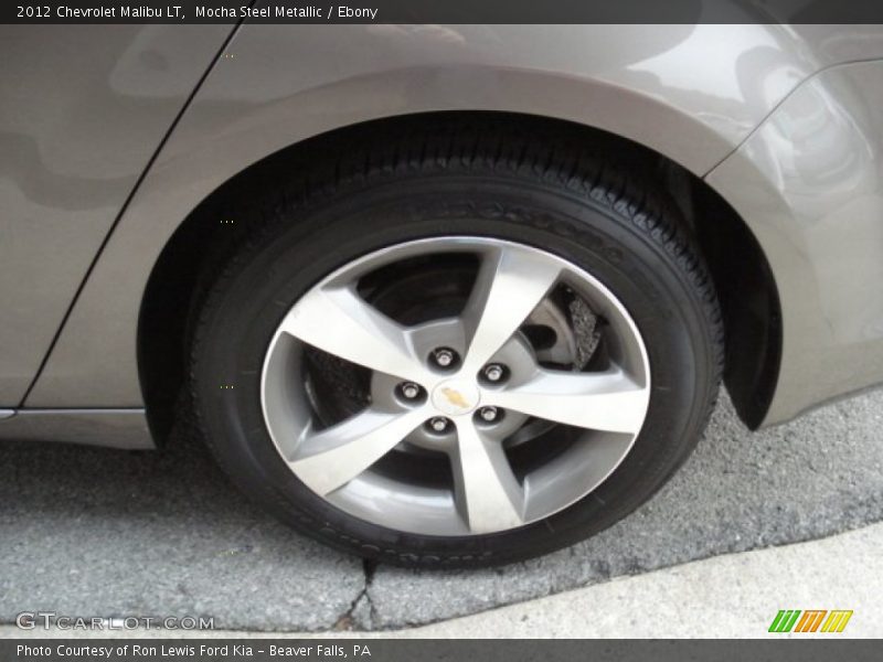 Mocha Steel Metallic / Ebony 2012 Chevrolet Malibu LT