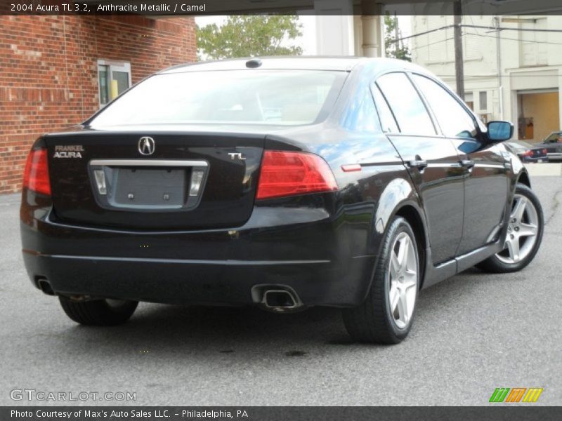 Anthracite Metallic / Camel 2004 Acura TL 3.2