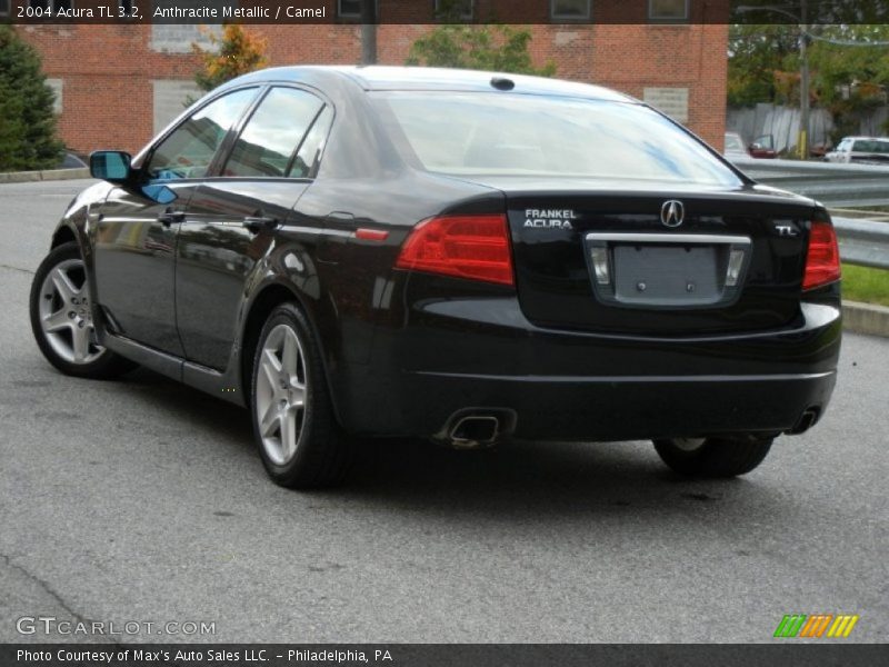 Anthracite Metallic / Camel 2004 Acura TL 3.2