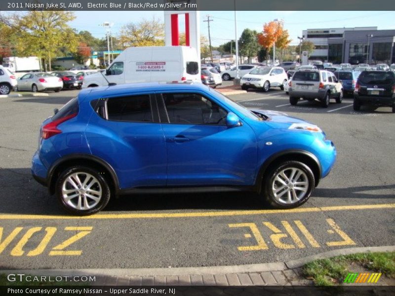 Electric Blue / Black/Red w/Silver Trim 2011 Nissan Juke SL AWD