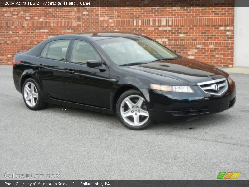 Anthracite Metallic / Camel 2004 Acura TL 3.2