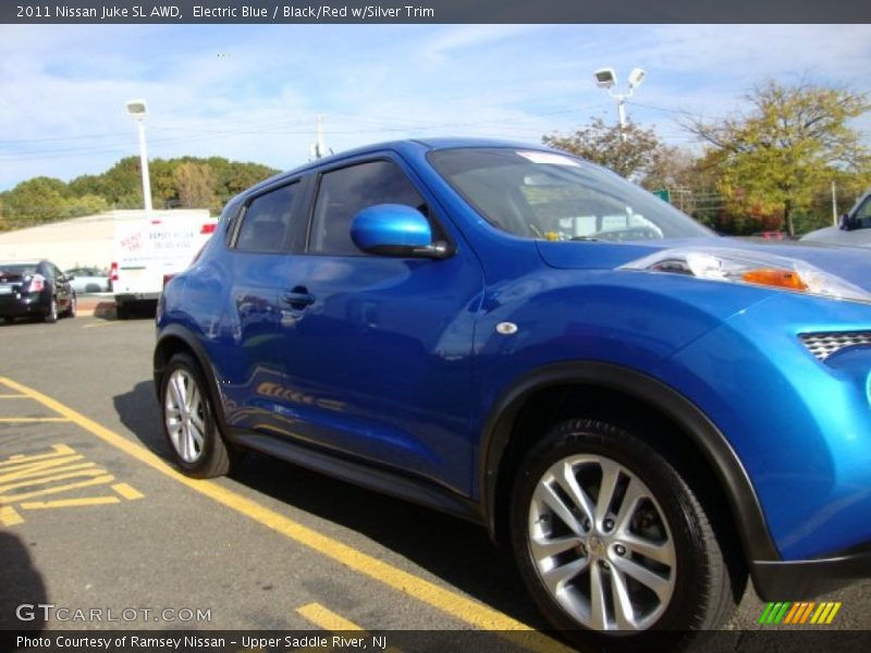 Electric Blue / Black/Red w/Silver Trim 2011 Nissan Juke SL AWD