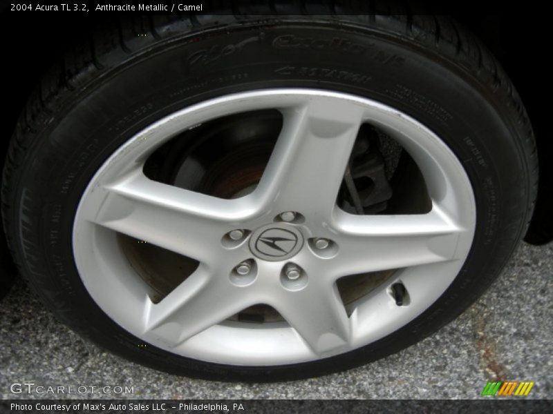 Anthracite Metallic / Camel 2004 Acura TL 3.2