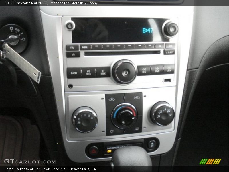 Mocha Steel Metallic / Ebony 2012 Chevrolet Malibu LT